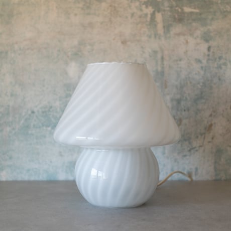 Murano Glass Mushroom Table Lamp, Italy 1970s