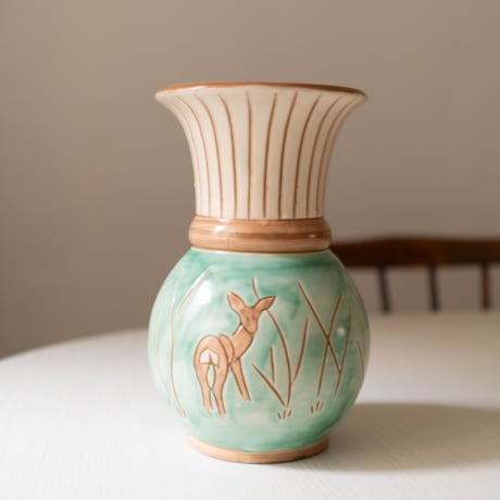 Haunsø Keramik Vase, Denmark 1940s