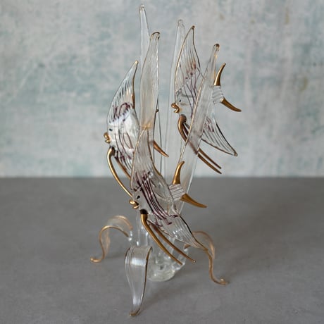 Murano glass glass object, Italy 1970s