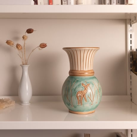 Haunsø Keramik Vase, Denmark 1940s