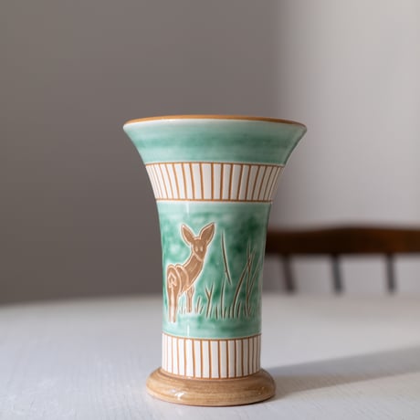 Haunsø Keramik Vase, Denmark 1940s