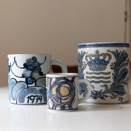 Royal Copenhagen 200th Anniversary Jubilee Mug, Denmark 1975