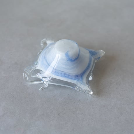 Italy 1980s Murano glass　ガラストレイ