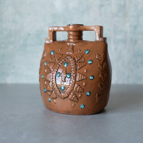イタリア 1970s　陶器のグラッパボトル