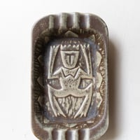 Johgus Bornholm Ceramic Dish, Denmark 1950s