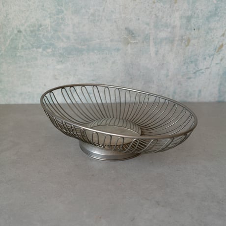 イタリア 1980s  Alessi ワイヤーバスケット