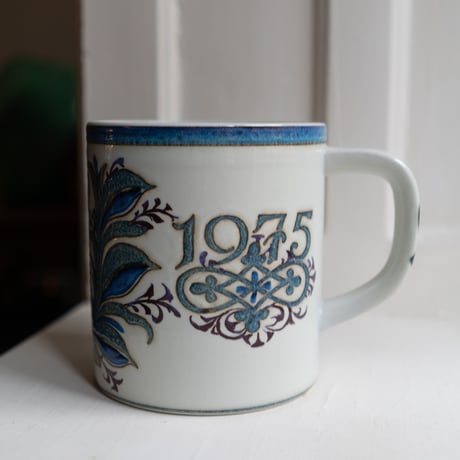 Royal Copenhagen 200th Anniversary Jubilee Mug, Denmark 1975