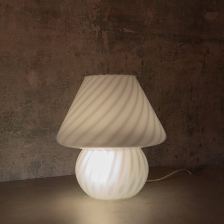 Murano Glass Mushroom Table Lamp, Italy 1970s