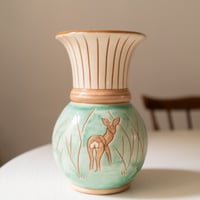 Haunsø Keramik Vase, Denmark 1940s