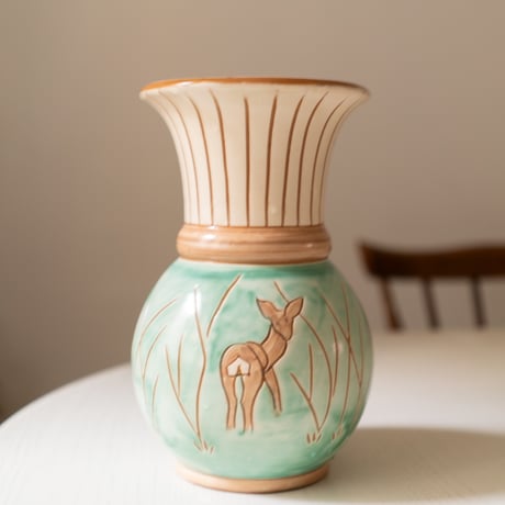 Haunsø Keramik Vase, Denmark 1940s