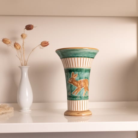 Haunsø Keramik Vase, Denmark 1940s