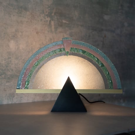Murano glass lamp, Italy 1980