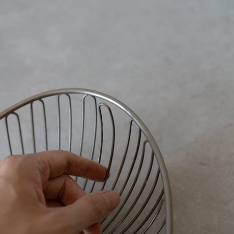 イタリア 1980s  Alessi ワイヤーバスケット