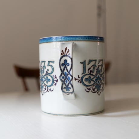 Royal Copenhagen 200th Anniversary Jubilee Mug, Denmark 1975