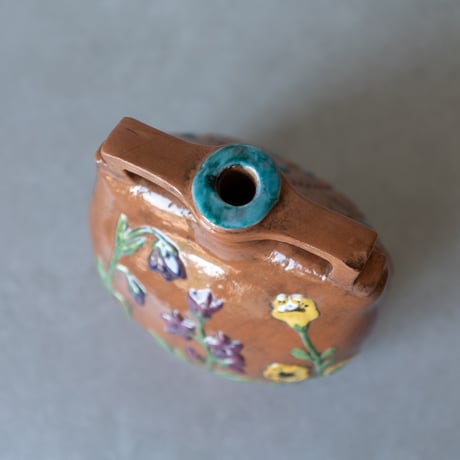 イタリア 1970s　陶器のグラッパボトル