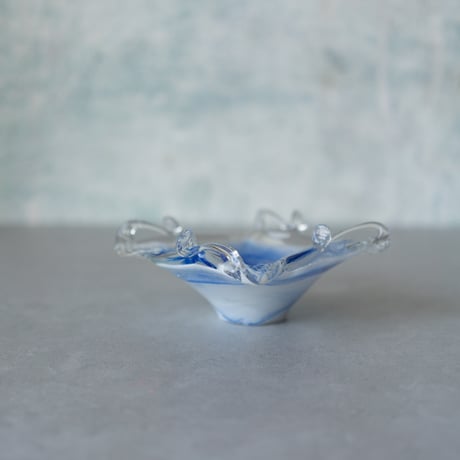 Italy 1980s Murano glass　ガラストレイ