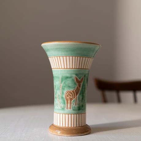 Haunsø Keramik Vase, Denmark 1940s