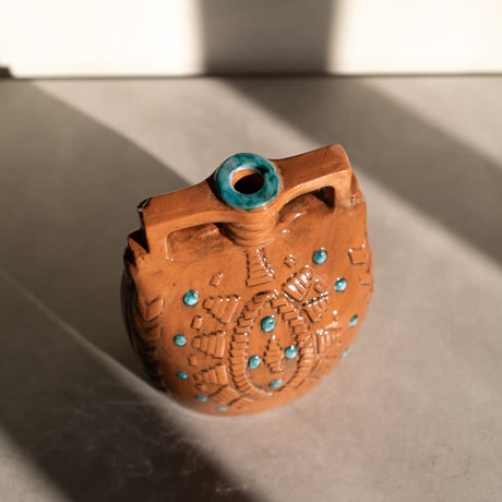 イタリア 1970s　陶器のグラッパボトル