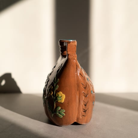 イタリア 1970s　陶器のグラッパボトル