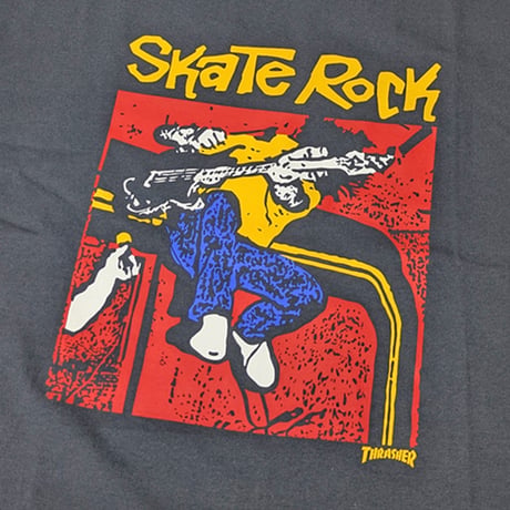 THRASHER Tシャツ 半袖 スラッシャー　SKATE ROCK VOL Ⅱ VINTAGE T-SHIRT (NAVY)