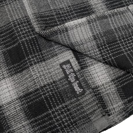 1910 9teenten アパレル ナインティーン テン シャツ 長袖　BURSLEM LS FLANNEL SHIRT （CHARCOAL）