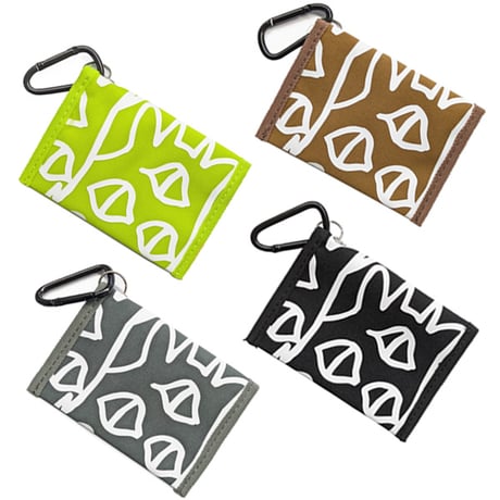 KM4K パスケース パスホルダー カモシカ　PASS HOLDER （NEON BROWN GRAY BLACK）
