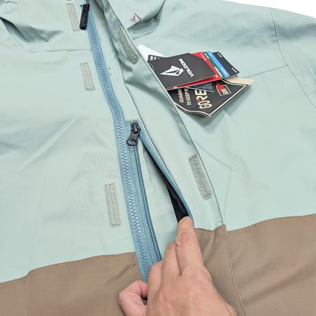 “旧モデル OUTLET SALE” VOLCOM スノーボード ウェア ボルコム メンズ　MENS L GORE-TEX JACKET （Agave)
