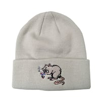 REAL SKATEBOARDS ビーニー リアル　STREET CLEANER CUFF BEANIE (SILVER)