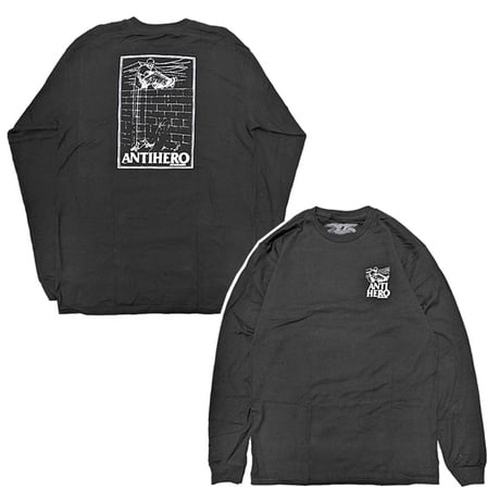 ANTIHERO SKATEBOARDS Tシャツ アンタイヒーロー 長袖　LANCE CODY CHAPMAN L/S TEE （BLACK)