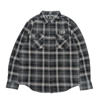 1910 9teenten アパレル ナインティーン テン シャツ 長袖　BURSLEM LS FLANNEL SHIRT （CHARCOAL）