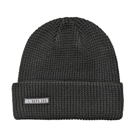 1910 9teenten アパレル ナインティーン テン ビーニー　STANDARD WAFFLER BEANIE （BLACK）