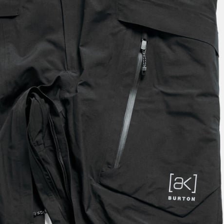 BURTON メンズ バートン スノーボードウエア ビブパンツ Men's [ak]® Cyclic GORE-TEX 2L Bib Pants（True Black）