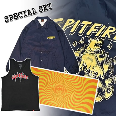 1SET限り” SPITFIRE SPECIAL SET　スピットファイア ジャケット＆タンクトップ＆タオル   【3点セットで￥11000】