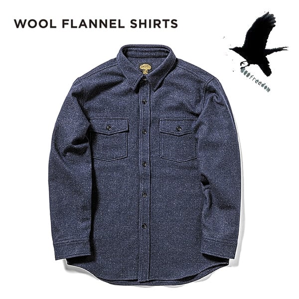 26-27 フランネルシャツ グリーンクロージング GREEN CLOTHING WOOL F