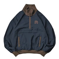 MAGENTA SKATEBOARDS アウター  ネイビー マジェンタ　SHAOLIN HALF ZIP JACKET （CHARCOAL BLUE）