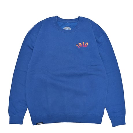 1910 9teenten アパレル ナインティーン テン スウェット　FREYA EMB CREW FLEECE （ROYAL）