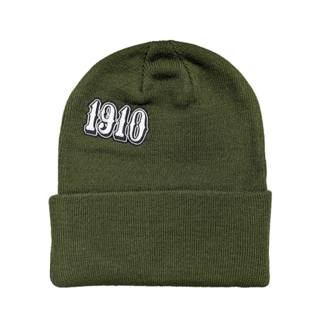 1910 9teenten アパレル ナインティーン テン ビーニー　STANDARD PROCEDURE BEANIE （GREEN）