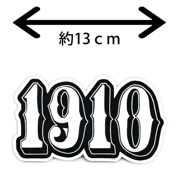 1910 9teenten ナインティーン テン ステッカー 1910 Artworks St