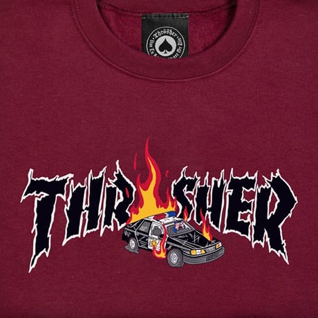 “1SET限り” THRASHER SPECIAL SET　スラッシャー トレーナー＆Tシャツ＆ビーニー 【3点セットで￥8800】