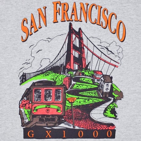 GX1000 Tシャツ 半袖 ジーエックスセン　Tourist Tee （Heather Grey）