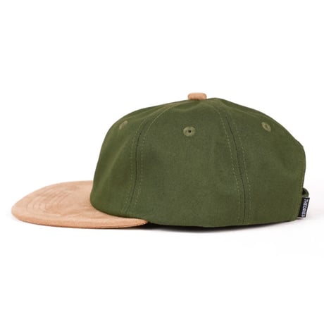 THEORIES CAP セオリーズ キャップ　Hand of Theories Strapback (Washed Green / Cedar Suede)
