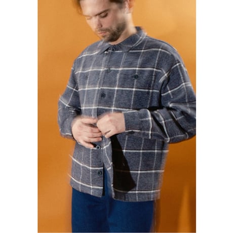 QUASI シャツ 長袖 クワジ　NOME LONG SLEEVE BUTTON UP SHIRT （PEAT）