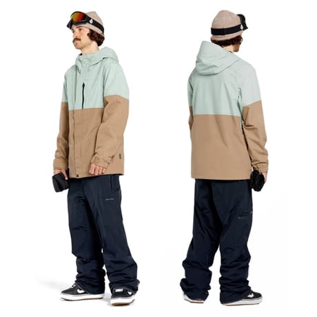“旧モデル OUTLET SALE” VOLCOM スノーボード ウェア ボルコム メンズ　MENS L GORE-TEX JACKET （Agave)