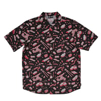 INDEPENDENT アパレル シャツ 半袖 インディペンデント　Under The Bridge Pattern Independent Mens Shirt (Tar/Red)