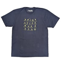 ANTIHERO SKATEBOARDS Tシャツ アンタイヒーロー 半袖　DAMN PIGEONS TEE (NAVY)
