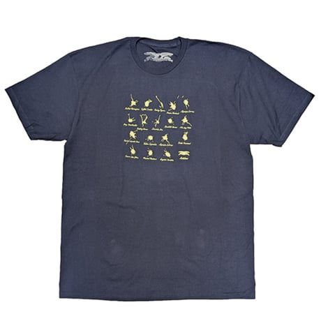 ANTIHERO SKATEBOARDS Tシャツ アンタイヒーロー 半袖　DAMN PIGEONS TEE (NAVY)