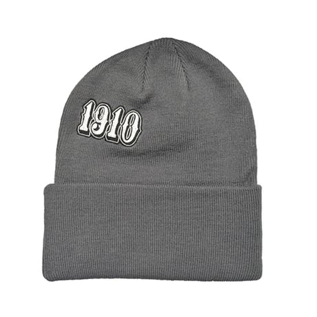 1910 9teenten アパレル ナインティーン テン ビーニー　STANDARD PROCEDURE BEANIE （CHARCOAL）