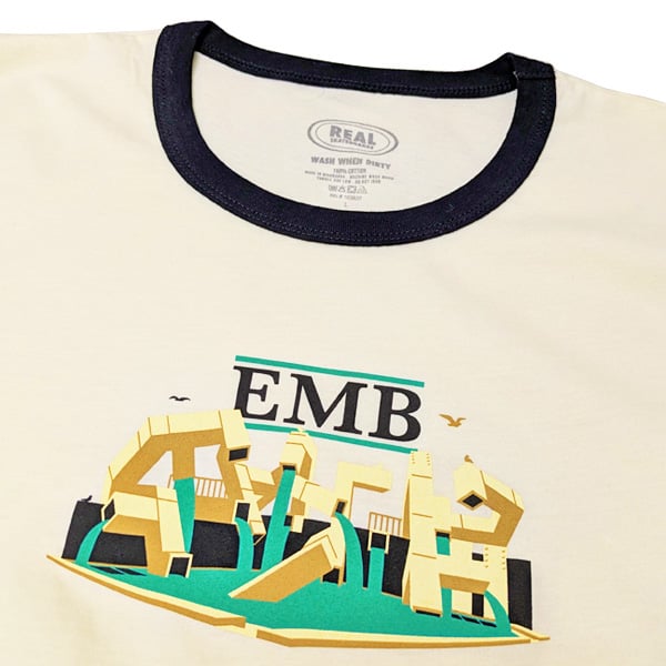 REAL SKATEBOARDS Tシャツ 半袖 リアル スケートボード EMB S/S TE