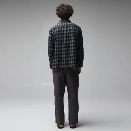 FORMER シャツ 長袖 チェック フォーマー　VIVIAN FLANNEL LS SHIRT （BLACK/GREY）