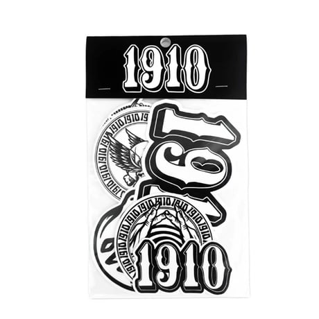 1910 9teenten ナインティーン テン ステッカー　1910 Artworks Sticker Pack